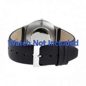 Bracelet de montre Skagen 233LSLB Cuir Noir 18mm